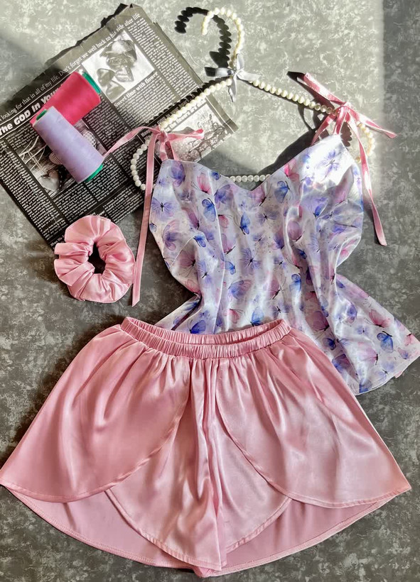 تاپ شورتک ساتن